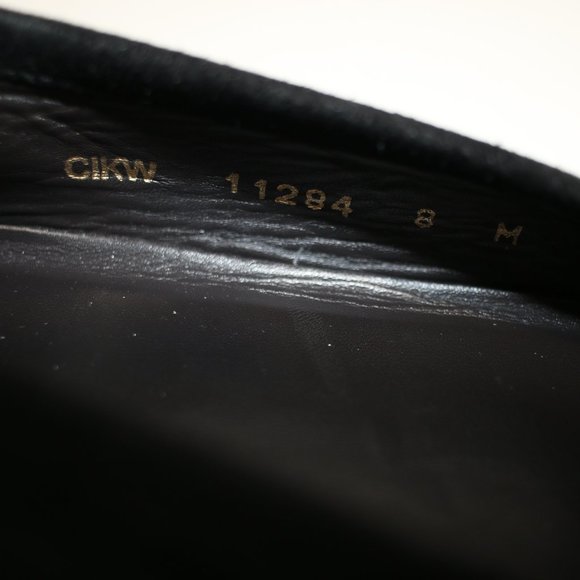 Stuart Weitzman Black Slip-On Loafer Moccasins - Picture 7 of 8